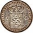 Netherlands Gulden Willem I 1840 Fleur de lis KM# 65 .1840. MUNT VAN HET KONINGRYK DER NEDERLANDEN 1 G 100 C. coin reverse