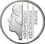 Netherlands 1 G Good - bye of the Guilder 2001 Prooflike KM# 205a BEATRIX KONINGIN DER NEDERLANDEN coin reverse