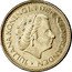 Netherlands Gulden Juliana 1980 Proof KM# 184a JULIANA KONINGIN DER NEDERLANDEN coin obverse