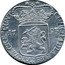 Netherlands Rijksdaalder Standing Armored Knight Batavian Republic 1795 KM# 10.6 CONCORDIA RES PARVAE CRESCUNT 17 95 coin reverse