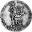 Netherlands Rijksdaalder Standing Armored Knight 1816 KM# 46 MO NO ARG PRO CONFOE BELG TRAI coin obverse