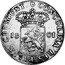 Netherlands Rijksdaalder (2-1/2 Gulden) (Standing Armored Knight) KM# 10.4 CONCORDIA RES PARVAE CRESCUNT 18 01 coin reverse