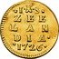 Netherlands Stuiver 1726 KM# 58b Zeelandia Province Standard Coinage ZEE LAN DIA 1726 coin reverse