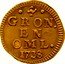 Netherlands Stuiver Bezemstuiver 1738 KM# 55a GRON. EN OML. 1738 coin obverse