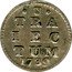 Netherlands Stuiver 1739 KM# 90 Utrecht Province Standard Coinage TRA IEC TUM 1739 coin reverse