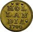 Netherlands Stuiver Bezemstuiver 1740 KM# 91 HOL LAN DIA. 1740 coin reverse