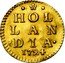Netherlands Stuiver Wapenstuyver 1724 KM# 85a HOL LAN DIA 1736 coin reverse