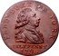 UK 1/2 Penny (Middlesex - Freemasons) FREDR DUKE OF YORK HALF PENNY 1795 coin reverse