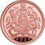 UK 1/4 Sovereign (Elizabeth II Platinum Jubilee) TN 2022 coin reverse