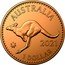 Australia 1 Dollar 110th Anni. of Australian Penny - Kangaroo Design 2021 Two coin set AUSTRALIA 1 DOLLAR 2021 coin reverse