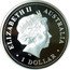 Australia 1 Dollar (2007 Proof Year of the Pig - Lunar Proof Coin Series - 1oz Coin) ELIZABETH II AUSTRALIA 1 DOLLAR IRB coin obverse