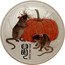 Australia 1 Dollar (Australia 2020 Mouse year color Lunar silver coin COA 1oz Serier 3) MOUSE 2020 P coin reverse