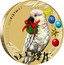 Australia 1 Dollar Merry Christmas - Parrot 2021 P MERRY CHRISTMAS P IJ coin reverse