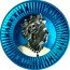 Australia 1 Dollar Space Blue Kangaroo 2019 ELIZABETH II AUSTRALIA 1 DOLLAR coin obverse