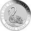 Australia 1 Dollar Swan 2021  BU, P5 mint mark indicates it is the fifth coin in the series THE 1 OZ 9999 AUSTRALIAN SILVER SWAN NM P5 coin reverse