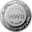 New Zealand 1 Dollar WWII 75 Years Remembrance 2020 WWII 75 YEARS WE REMEMBER ONE DOLLAR coin reverse