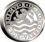 Netherlands 1 Ducat Lion Dollar Restrike. Zeeland. Piedfort 2018 m☤ DOMINE SERVA .9999 NOS PERIMVS coin obverse
