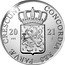 Netherlands 1 Ducat Loevestein Castle 2021 ☤ Proof CONCORDIA RES PARVÆ CRESCUNT coin obverse
