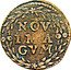 Netherlands 1 Duit Nov ima gvm ND (1602-1605)  NOV IMA GVM coin reverse