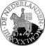 Netherlands ECU Charlemagne 1988 MCMLXXXVIII, Proof X# 12 DE NEDERLANDEN MCMLXXXVIII coin obverse
