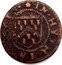 UK 1 Farthing Kent Hythe - J. Bassett 1670  IN HYTH IN KENT coin reverse