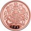 UK 1 Sovereign (Elizabeth II Platinum Jubilee) TN 2022 coin reverse