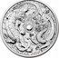 Australia 10 Dollars Dragon and Tiger 2020 Very rare  coin reverse