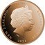 New Zealand 10 Dollars (Queen Elizabeth II Ninety-Fifth Birthday) IRB 2021 ELIZABETH II NEW ZEALAND .9999 AU 1 OZ coin obverse