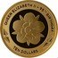 New Zealand 10 Dollars Queen Elizabeth II Ninety-Fifth Birthday 2021 IRB 2021 ELIZABETH II NEW ZEALAND .9999 AU .25 OZ coin obverse