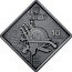 Ukraine 10 Hryven (Cossack jewels - Petro Doroshenko) УКРАЇНА 10 ГРИВЕНЬ 2021 31.1 AG 999 coin obverse