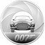 UK 10 Pounds (Elizabeth II James Bond - Piedfort) BMT 216A LC 007 coin reverse