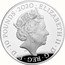 UK 10 Pounds (Elizabeth II The Three Graces - Piedfort) ELIZABETH II D G REG F D 10 POUNDS 2020 J.C coin obverse