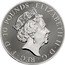 UK 10 Pounds Elizabeth II White Greyhound of Richmond 2022  Bullion ELIZABETH II D G REG F D 10 POUNDS J.C coin obverse