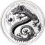 Australia 100 Dollars Dragon and Pearl of Wisdom 2019 P BU 2019 1OZ 9995 PLATINUM P coin reverse