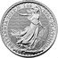 UK 100 Pounds Britannia 2022 DECUS ET TUTAMEN BRITANNIA 2022 1 OZ 999.5 PLATINUM coin reverse