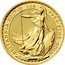 UK 100 Pounds (Elizabeth II Britannia) BRITANNIA 2017 1 OZ 999.9 FINE GOLD coin reverse