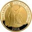 UK 100 Pounds Elizabeth II - Britannia 2016  Proof BRITANNIA 1OZ FINE GOLD 999.9 2016 coin reverse