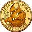 UK 100 Pounds Elizabeth II Mayflower 2020  Proof 1620 2020 CTC MAYFLOWER coin reverse