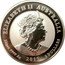 Australia 2 Dollars (Bottlenose Dolphin) ELIZABETH II AUSTRALIA 1 1/2 OZ 9999 AG 2019 2 DOLLARS coin obverse