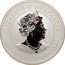 Australia 2 Dollars Mouse year Lunar 2020 P ELIZABETH II AUSTRALIA 2 OZ 9999 AG 2 DOLLARS coin obverse