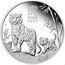 Australia 2 Dollars (Year of the Tiger) TIGER 2022 P JM coin reverse