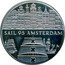 Netherlands 2 ecu Sailing Ship - Amsterdam 1995 Proof SAIL 95 AMSTERDAM coin reverse