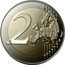 Netherlands 2 Euro 30th Anniversary - European Union flag, blue and yellow figures 2015 Proof 2 EURO coin reverse
