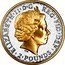 UK 2 Pounds (Elizabeth II - Britannia) KM# 1063a ELIZABETH II D G REG FID DEF IRB 2 POUNDS coin obverse