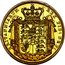 UK 2 Pounds (George IV Uniface Pattern) BRITANNIARUM REX FID: DEF: coin reverse
