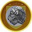 Belarus 2 Roubles Bison 2021 ЗУБР ЖЫВЁЛІНЫ НА ГЕРБАХ ГАРАДОЎ БЕЛАРУСІ coin reverse