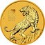 Australia 200 Dollars Lunar Year of the Tiger 2022 P TIGER 2022 P coin reverse
