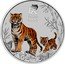 Australia 25 Cents (Year of the Tiger) 虎 TIGER 2022 P coin reverse
