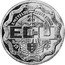 Netherlands 25 Ecu 1990 Europa Conference in Amsterdam. Spinoza 1990 Proof X# 34 AMSTELOD - CIVIT.EUROP. 25 ECU 1990 coin obverse