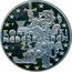 Netherlands 25 ecu 85th Birthday of Queen Mother. 50th Anniversary Prince Bernhard's being Commander of Armed Force. 1994 M. without fineness Proof X# 75.2 KONINKRIJK NEDERLANDEN 25 ECU 1994 coin obverse